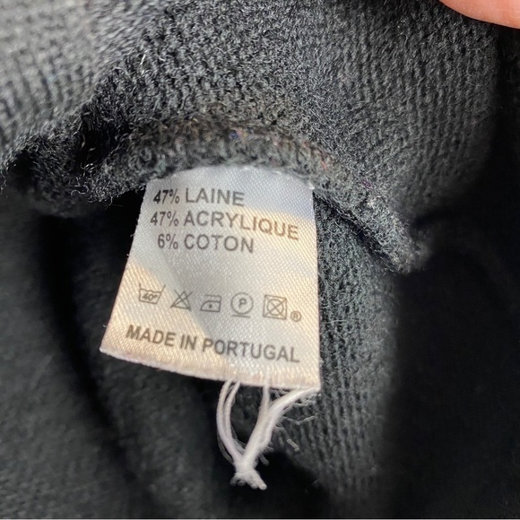 Disneyland Resort Paris Casual Wool Blend Mickey Full Zip Hoodie Medium Black - Picture 7 of 9